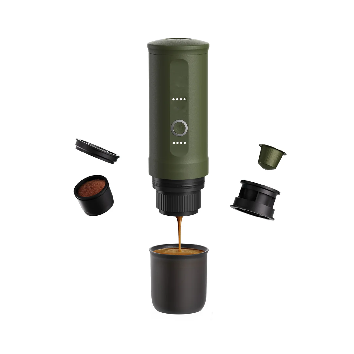 SAVOR: Portable Espresso Coffee Machine 3-in-1 Capsule